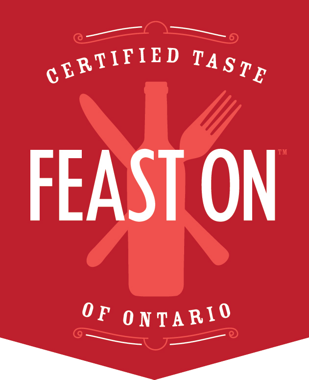 certified taste Feast On of Ontario badge