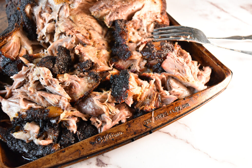 Pulled Pork with Dark Bark
