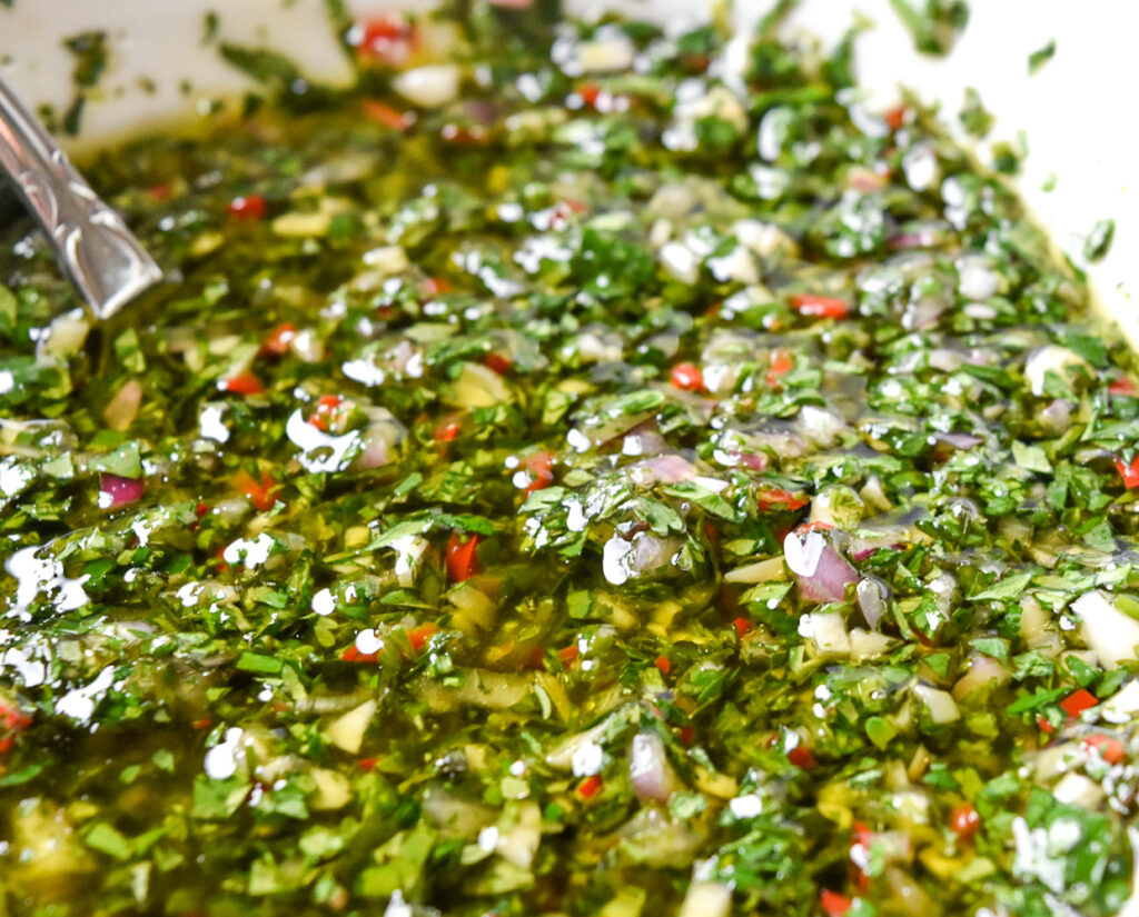 Chimichurri Sauce for Steak