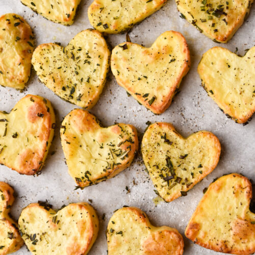 Heart-Shaped Herb Roasted Potatoes Recipe