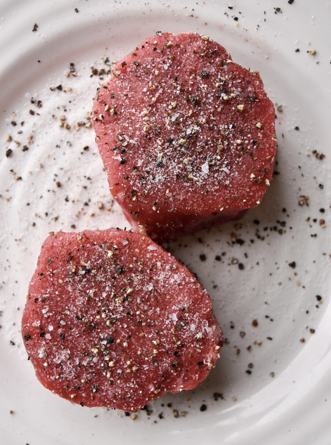 Pan Seared Beef Tenderloin Steak with Lemon Thyme Butter