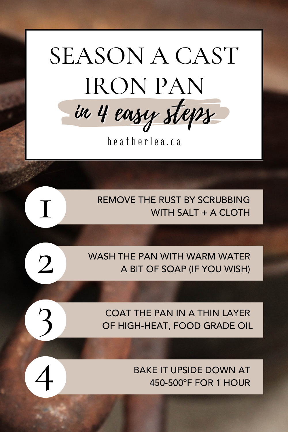 How to Properly Season a Cast Iron Pan