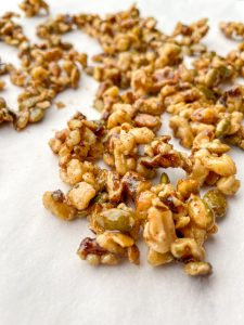 Honey spiced walnuts and pumpkin seeds